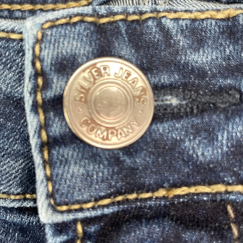 Silver Jeans Allan Jeans‎ Mens 36X31 Dark Wash Denim Casual Preppy Y2K Academia